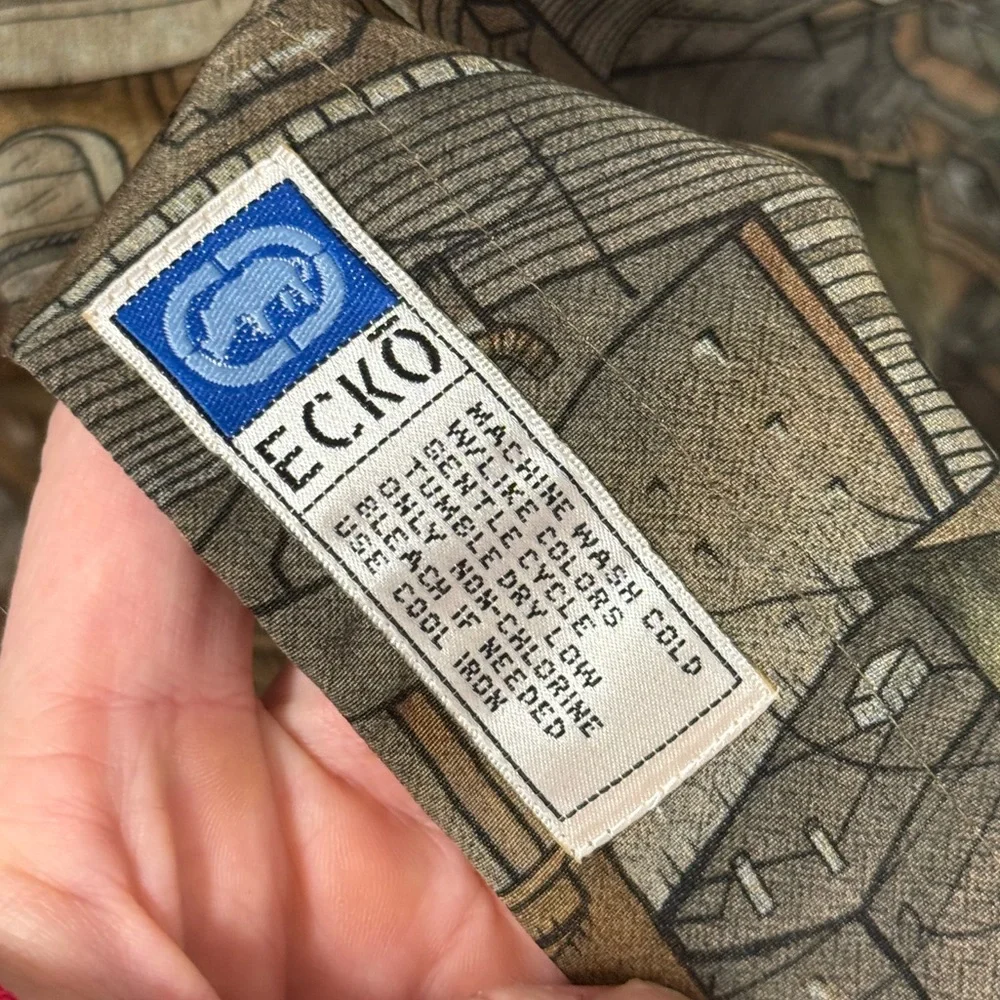Vintage Marc Ecko Unltd. Rooftops Blue Rhino Exhibit Shirt sz XL - Picture 7 of 10